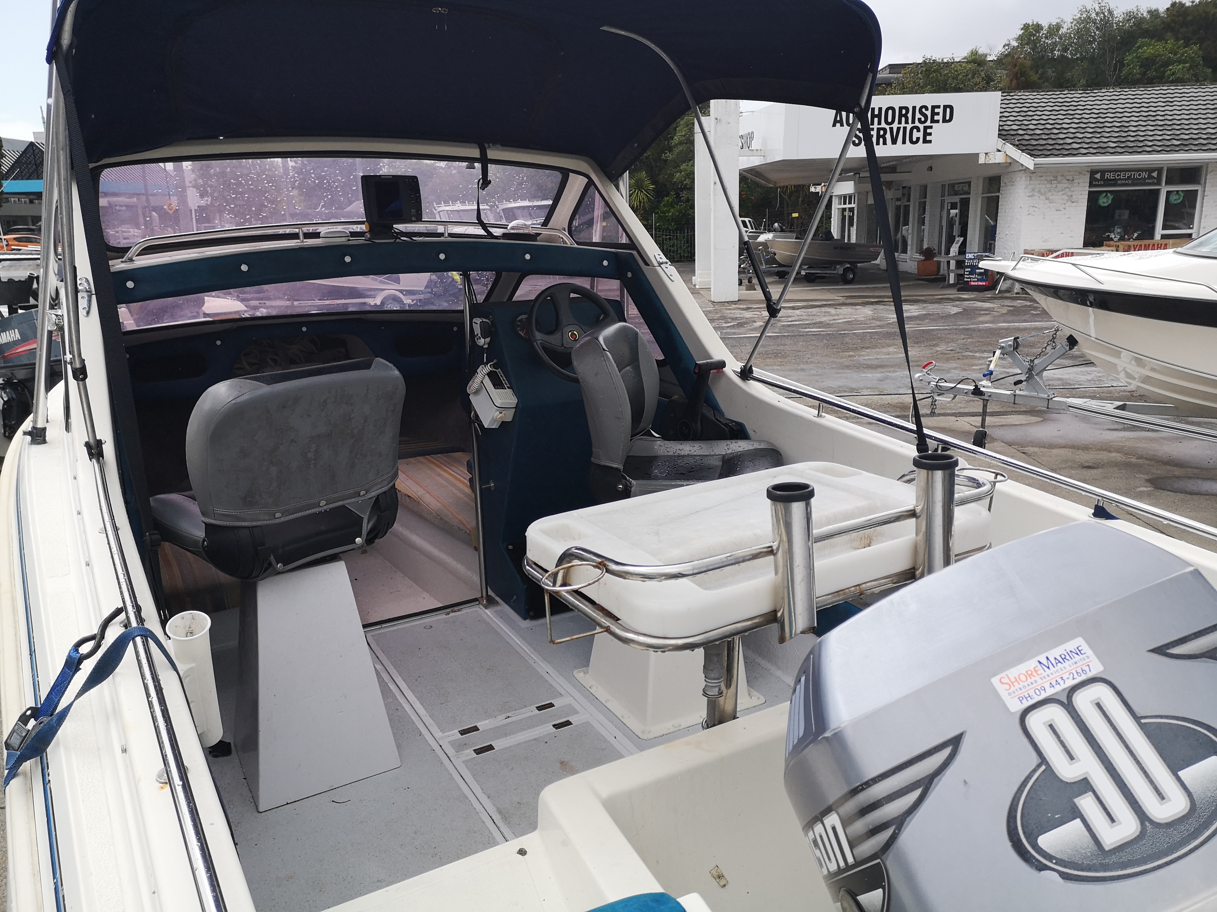 Rogers Boatshop: Bonito / 16 Cabin-Mk3 Hydrolift / 1986